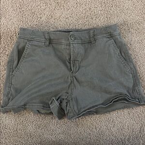 Olive Casual Shorts